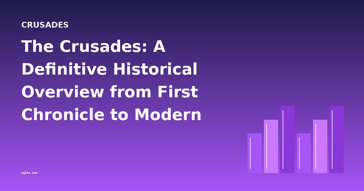 The Crusades: A Definitive Historical Overview from First Chronicle to Modern Scholarship