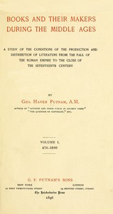 Cover of Books and their makers during th...