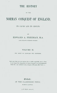 Cover of The history of the Norman conque...