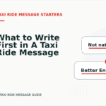 What to Write First in A Taxi Ride Message