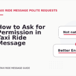 How to Ask for Permission in Taxi Ride Message English