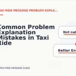Common Problem Explanation Mistakes in Taxi Ride Message English