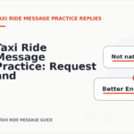 Taxi Ride Message Practice: Request and Reply Examples
