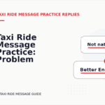 Taxi Ride Message Practice: Problem and Solution Replies
