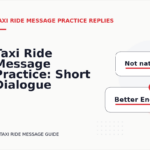 Taxi Ride Message Practice: Short Dialogue Examples