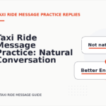 Taxi Ride Message Practice: Natural Conversation Lines